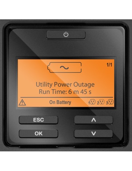 APC SRT1000RMXLI-NC sistema de alimentación ininterrumpida (UPS) Doble conversión (en línea) 1 kVA 1000 W