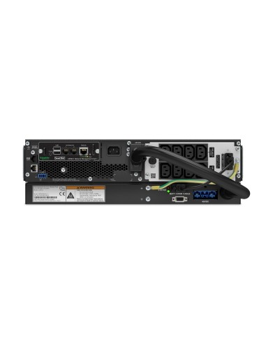 APC SRTL1000RMXLI-NC sistema de alimentación ininterrumpida (UPS) Doble conversión (en línea) 1 kVA 900 W 8 salidas AC