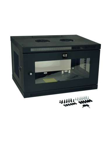 Tripp Lite SRW6UG Gabinete Smartrack 6U de Bajo Perfil con Ajuste de Profundidad A La Altura del Interruptor para Instalación