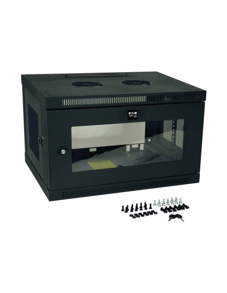 Tripp Lite SRW6UG Gabinete Smartrack 6U de Bajo Perfil con Ajuste de Profundidad A La Altura del Interruptor para Instalación