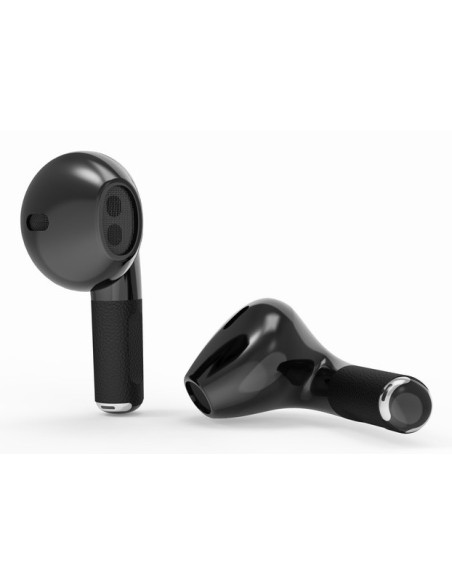 Gembird TWS-02-BK auricular y casco Auriculares Inalámbrico Dentro de oído Llamadas Música Bluetooth Negro, Gris