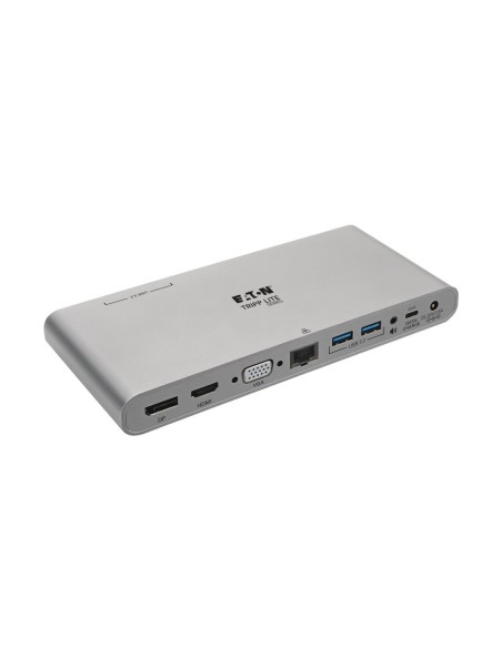 Tripp Lite U442-DOCK4-INT base para portátil y replicador de puertos Alámbrico USB 3.2 Gen 2 (3.1 Gen 2) Type-C Gris
