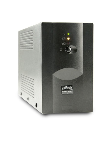 Gembird UPS-PC-652A sistema de alimentación ininterrumpida (UPS) Línea interactiva 0,65 kVA 390 W 3 salidas AC
