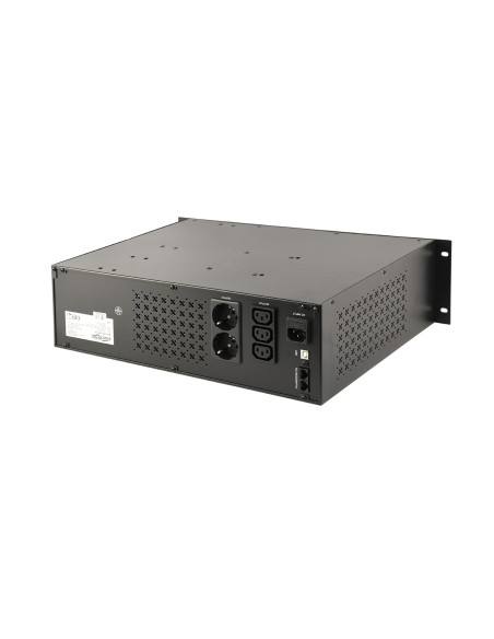 Gembird UPS-RACK-2000 sistema de alimentación ininterrumpida (UPS) Línea interactiva 2 kVA 1200 W 4 salidas AC