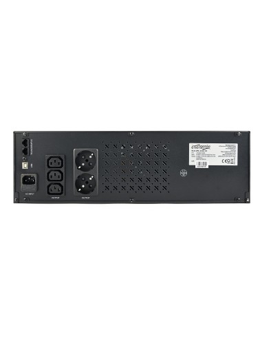 Gembird UPS-RACK-2000 sistema de alimentación ininterrumpida (UPS) Línea interactiva 2 kVA 1200 W 4 salidas AC