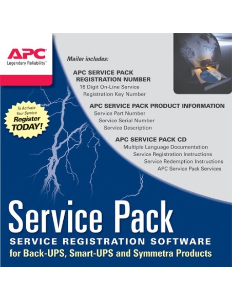 APC Service Pack 1 Year Extended Warranty 1 licencia(s) 1 año(s)