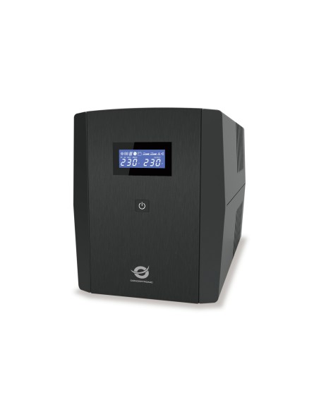 Conceptronic ZEUS03EM sistema de alimentación ininterrumpida (UPS) Línea interactiva 1,2 kVA 720 W 5 salidas AC