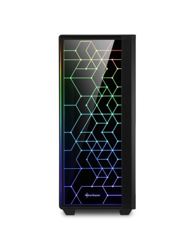 Sharkoon RGB LIT 100 Midi Tower Negro