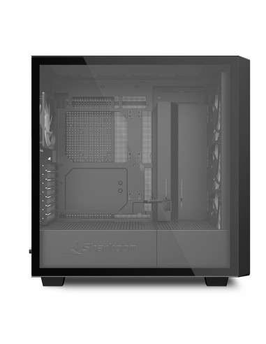 Sharkoon REBEL C70G RGB Full Tower Negro, Madera