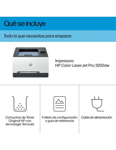 HP Impresora Color LaserJet Pro 3202dw