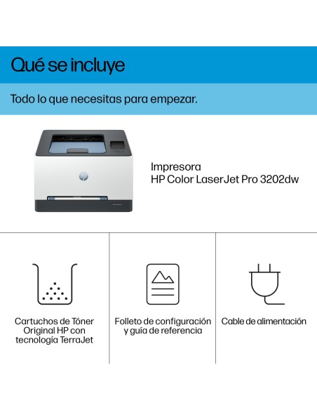 HP Impresora Color LaserJet Pro 3202dw