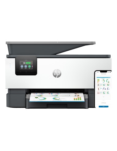 HP OfficeJet Pro 9120b Inalámbrico All-in-One Color Impresora, Impresión a doble cara Copiadora y escáner