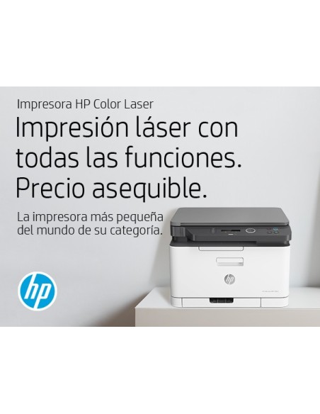HP Laser 178nw Inalámbrico Multifunction Color Impresora, Fotocopiadora, escáner Dúplex