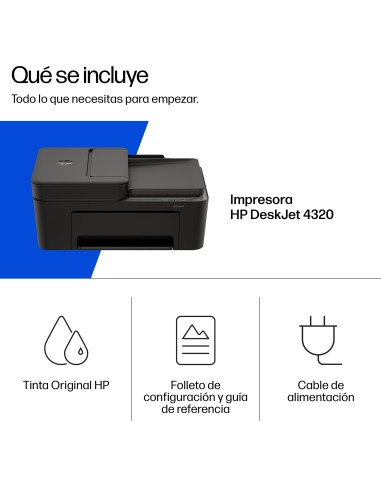 HP DeskJet 4320 Inalámbrico All-in-One Color Impresora