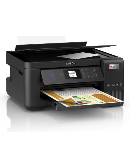 Epson EcoTank Impresora multifunción ET-2850 A4 con depósito de tinta, conexión Wi-Fi