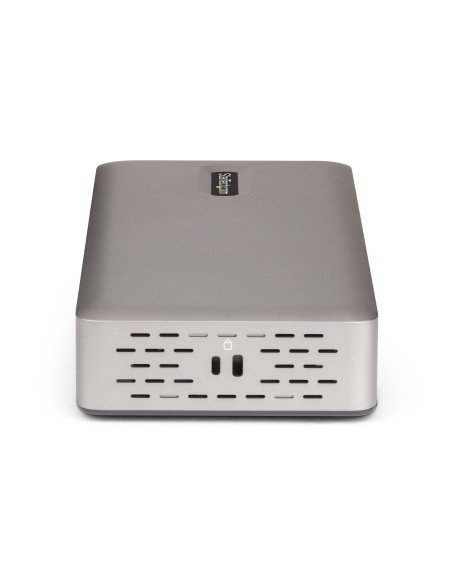 StarTech.com Docking Station USB4 para 3 Monitores 4K60 HDMI o DisplayPort - Dock USB Tipo C - Hub USB de 6 Puertos - Red