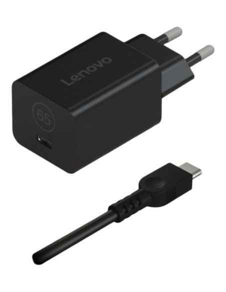 Lenovo 40AWGN65EU adaptador e inversor de corriente Interior Negro