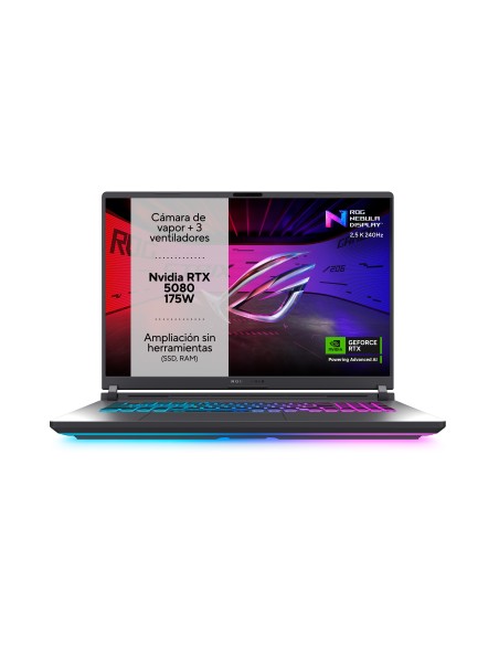 ASUS ROG Strix G18 G815LW-S9046 - Ordenador Portátil Gaming de 18" WQXGA 240Hz (Core Ultra 9 275HX, 32GB RAM, 1TB SSD, RTX 5080