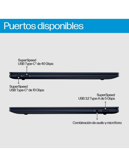 HP EliteBook Ultra G1q Copilot+ PC Qualcomm Snapdragon X1E-78-100 Portátil 35,6 cm (14") Pantalla táctil 2.2K 32 GB