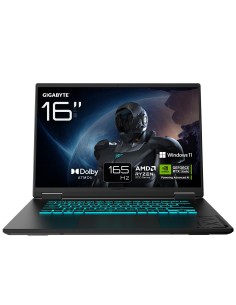 GIGABYTE GAMING A16 3VHK3PT864SD ordenador portatil AMD Ryzen™ 7 260 Portátil 40,6 cm (16") WUXGA 32 GB DDR5-SDRAM 1 TB SSD 2