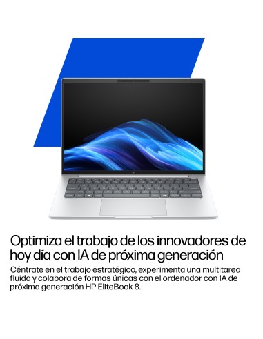 HP EliteBook 8 G1i Next Gen AI PC Wolf Pro Security Edition Copilot+ PC Intel Core Ultra 5 228V Portátil 40,6 cm (16") WUXGA 32