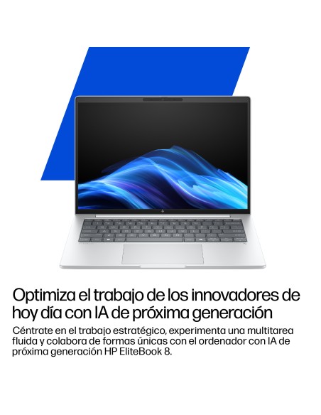 HP EliteBook 8 G1i Next Gen AI PC Wolf Pro Security Edition Copilot+ PC Intel Core Ultra 7 258V Portátil 40,6 cm (16") WUXGA 32
