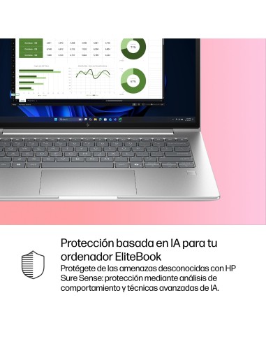 HP EliteBook 6 G1i 14 inch Notebook AI PC Wolf Pro Security Edition Intel Core Ultra 5 225U Portátil 35,6 cm (14") WUXGA 16 GB