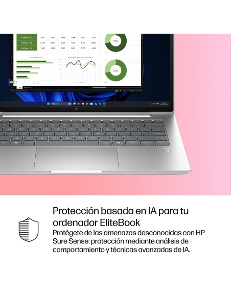 HP EliteBook 6 G1i 14 inch Notebook AI PC Wolf Pro Security Edition Intel Core Ultra 5 225U Portátil 35,6 cm (14") WUXGA 16 GB