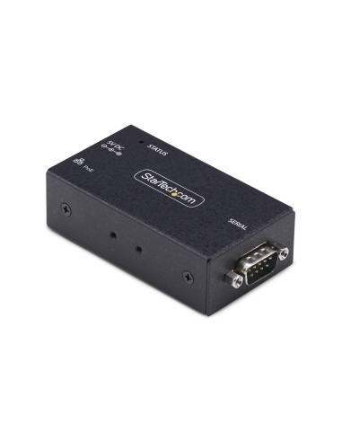 StarTech.com Adaptador Serie a Ethernet - Conversor RJ45 LAN IP a DB9 RS232 - Servidor de Dispositivos Serie Remotos de 1