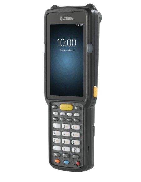 Zebra MC3300x ordenador móvil de mano 10,2 cm (4") 800 x 480 Pixeles Pantalla táctil 505 g Negro
