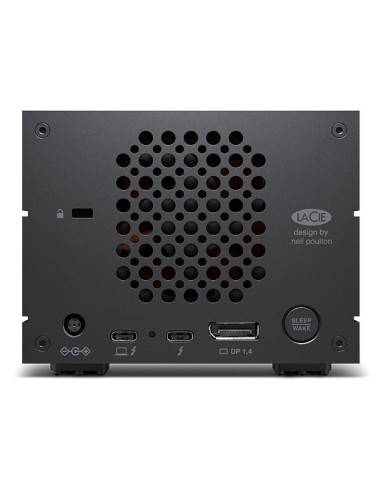 LaCie 2big Dock v2 unidad de disco multiple 60 TB Escritorio Negro