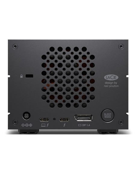 LaCie 2big Dock v2 unidad de disco multiple 60 TB Escritorio Negro