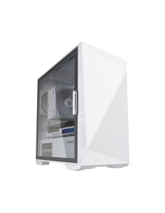 Zalman Z1 Iceberg White - mATX Mid Tower PC Case Pre-installed fan 2 x 120mm in Mini Tower Blanco