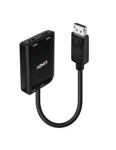 Lindy 38433 adaptador de cable de vídeo DisplayPort 2 x HDMI