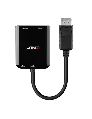 Lindy 38433 adaptador de cable de vídeo DisplayPort 2 x HDMI