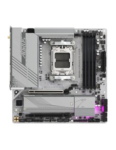 GIGABYTE B650M AORUS ELITE AX ICE Placa base - AMD Ryzen serie 9000, VRM de 12+2+2 fases, hasta 8000 MHz DDR5 (OC), 1xPCIe 5.0 2