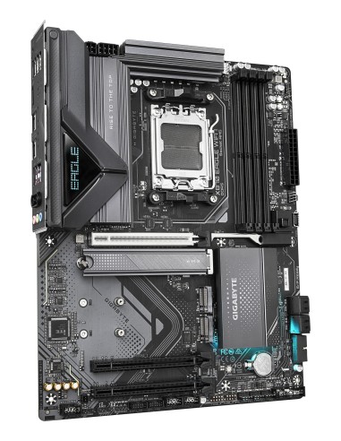GIGABYTE X870 EAGLE WIFI7 Placa Base - Compatible con CPUs AMD Ryzen 9000, 14+2+2 fases VRM, hasta 8000MHz DDR5 (OC), 1xPCIe