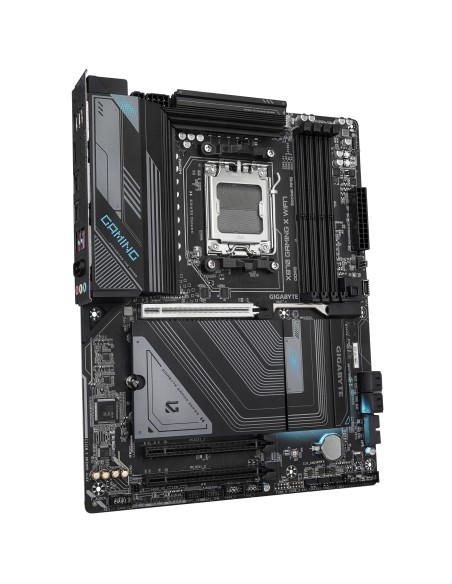 GIGABYTE X870 GAMING X WIFI7 Placa Base - Compatible con CPUs AMD Ryzen 9000, 16+2+2 fases VRM, hasta 8000MHz DDR5 (OC), 1xPCIe