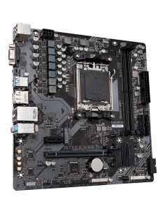 GIGABYTE B650M S2H Placa base - AMD Ryzen serie 9000, VRM de 5+2+2 fases, hasta 6400 MHz DDR5 (OC), 1xPCIe 4.0 M.2, LAN GbE, 2