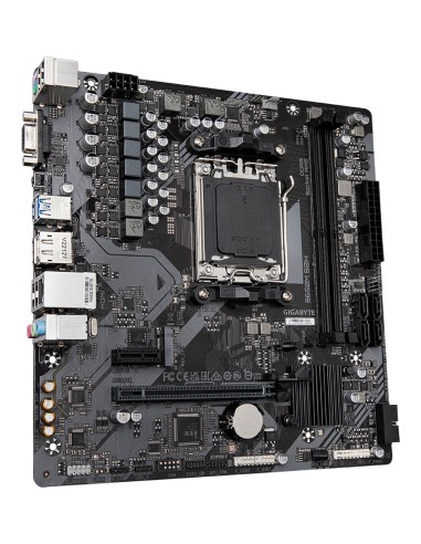 GIGABYTE B650M S2H Placa base - AMD Ryzen serie 9000, VRM de 5+2+2 fases, hasta 6400 MHz DDR5 (OC), 1xPCIe 4.0 M.2, LAN GbE,