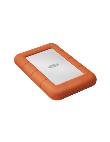 LaCie Rugged Mini disco duro externo 1 TB 5400 RPM 2.5" Micro-USB B 3.2 Gen 1 (3.1 Gen 1) Naranja, Plata