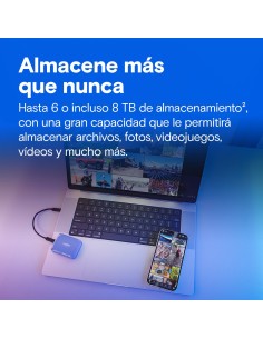 Crucial X10 1 TB USB Tipo C USB 3.2 Gen 2x2 Azul 2