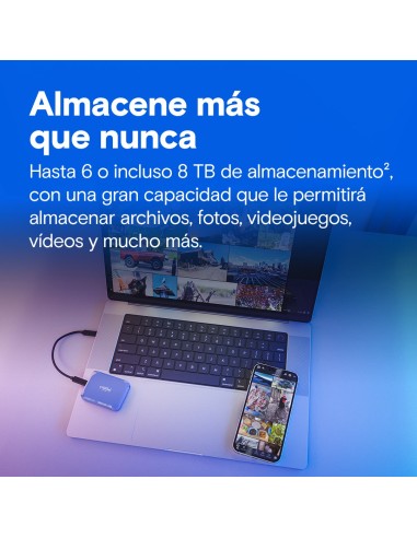 Crucial X10 1 TB USB Tipo C USB 3.2 Gen 2x2 Azul