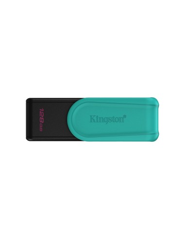 Kingston Technology DataTraveler 128GB Portable USB 3.2 Gen 1 Exodia S (Black Turquoise)