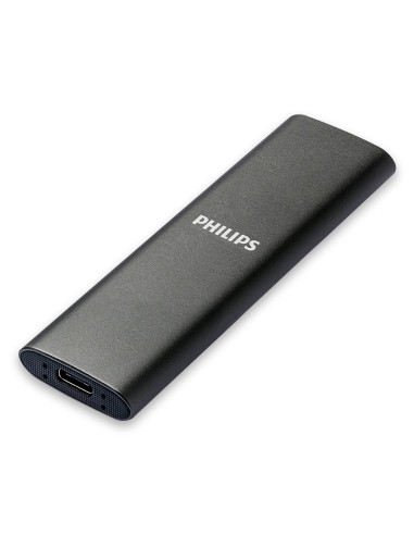 Philips FM02SS030P 00 unidad externa de estado sólido 2 TB USB Tipo C 3.2 Gen 1 (3.1 Gen 1) Gris