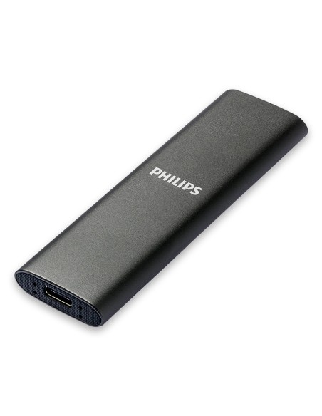Philips FM02SS030P 00 unidad externa de estado sólido 2 TB USB Tipo C 3.2 Gen 1 (3.1 Gen 1) Gris