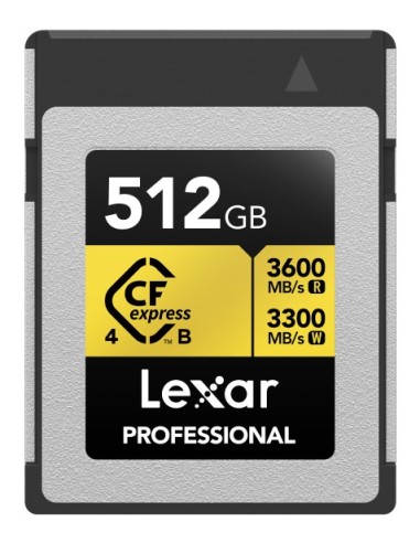 Lexar LCXEXP4512G-RNENG memoria flash 512 GB CFexpress tipo B