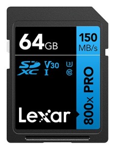 Lexar High-Performance 800xPRO 64 GB SDXC UHS-I Clase 10