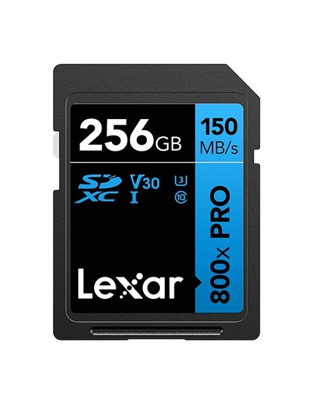 Lexar High-Performance 800xPRO 256 GB SDXC UHS-I Clase 10