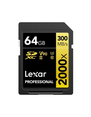 Lexar Professional 2000x 64 GB SDHC UHS-II Clase 10